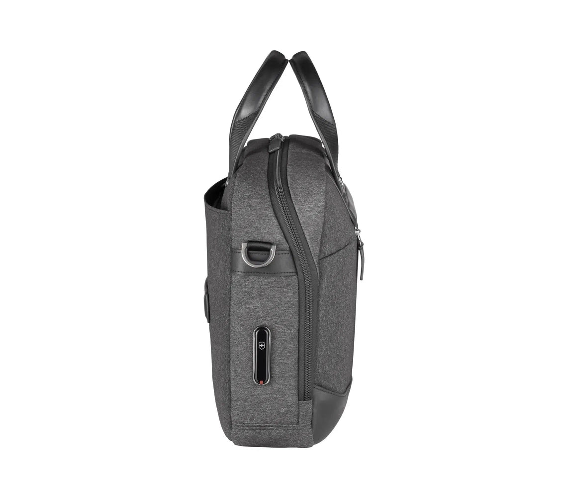 Victorinox Architecture URBAN 2 Laptop Briefcase 14" Grey/Black-pc sekk-BagBrokers