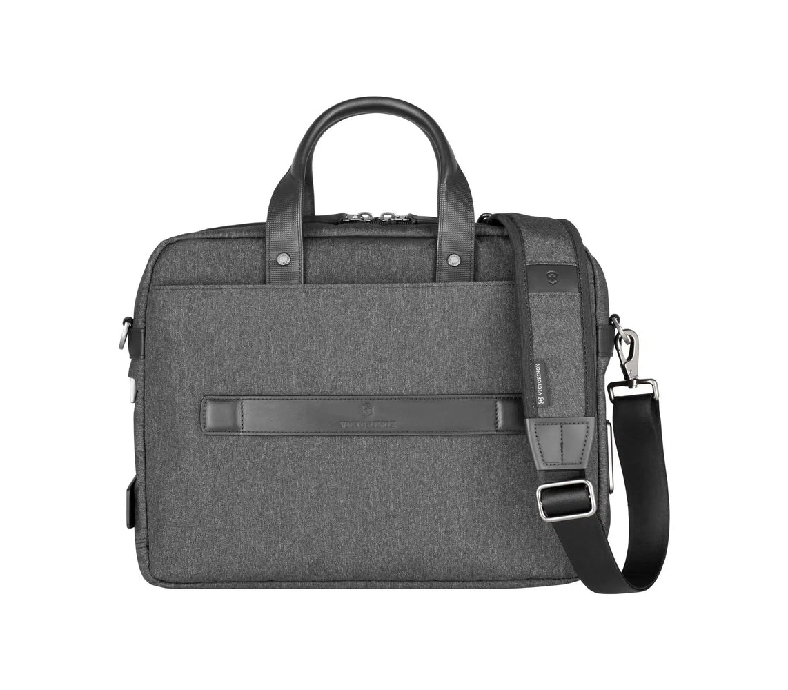 Victorinox Architecture URBAN 2 Laptop Briefcase 14" Grey/Black-pc sekk-BagBrokers