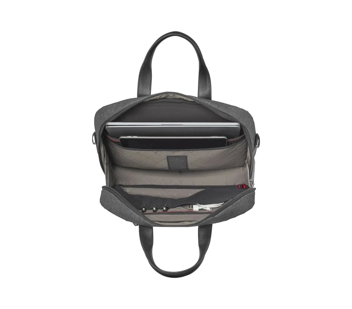 Victorinox Architecture URBAN 2 Laptop Briefcase 14" Grey/Black-pc sekk-BagBrokers