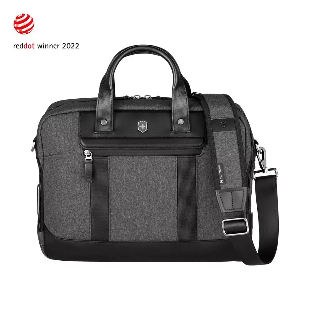 Victorinox Architecture URBAN 2 Laptop Briefcase 14" Grey/Black-PC-veske-BagBrokers