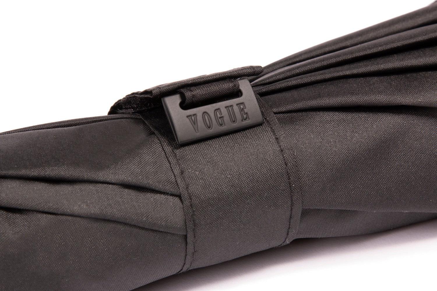 Vogue 557 V Klassisk paraply med 10 spiler skaft og håndtak av tre Svart-Paraplyer-BagBrokers