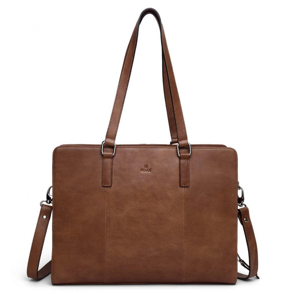 Adax Napoli Brooke Laptop Veske 14" Cognac-Veske-BagBrokers