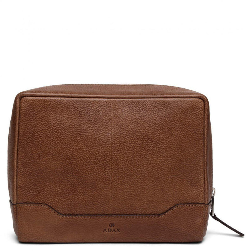 Adax Napoli Toalettmappe Kisa Cognac-Toalettmappe-BagBrokers