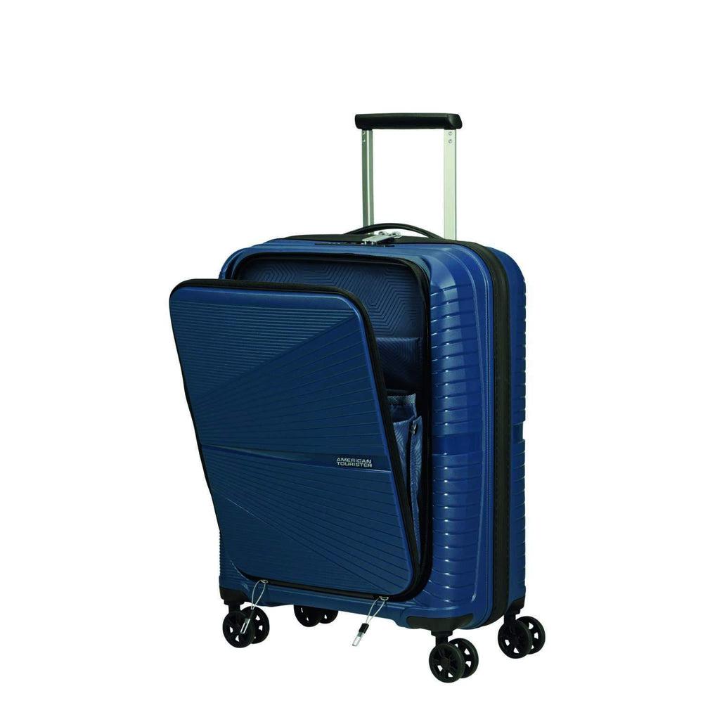 American Tourister Airconic kabin Pc koffert med 4 hjul 55 cm Midnight Navy-Harde kofferter-BagBrokers