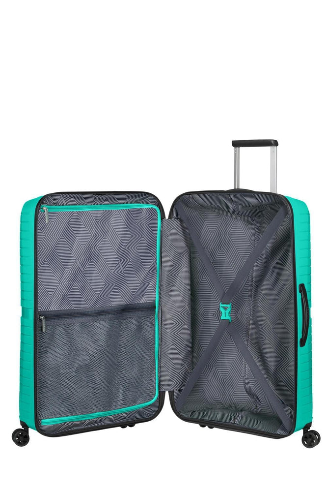 American Tourister Airconic kabinkoffert med 4 hjul 55 cm Aqua Green-Harde kofferter-BagBrokers