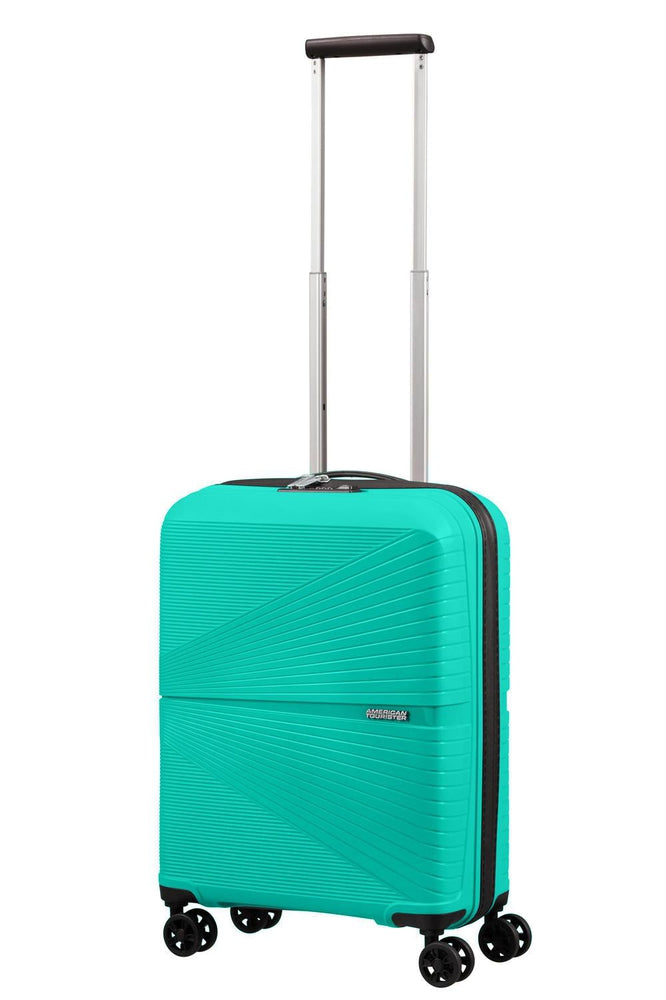 American Tourister Airconic kabinkoffert med 4 hjul 55 cm Aqua Green-Harde kofferter-BagBrokers