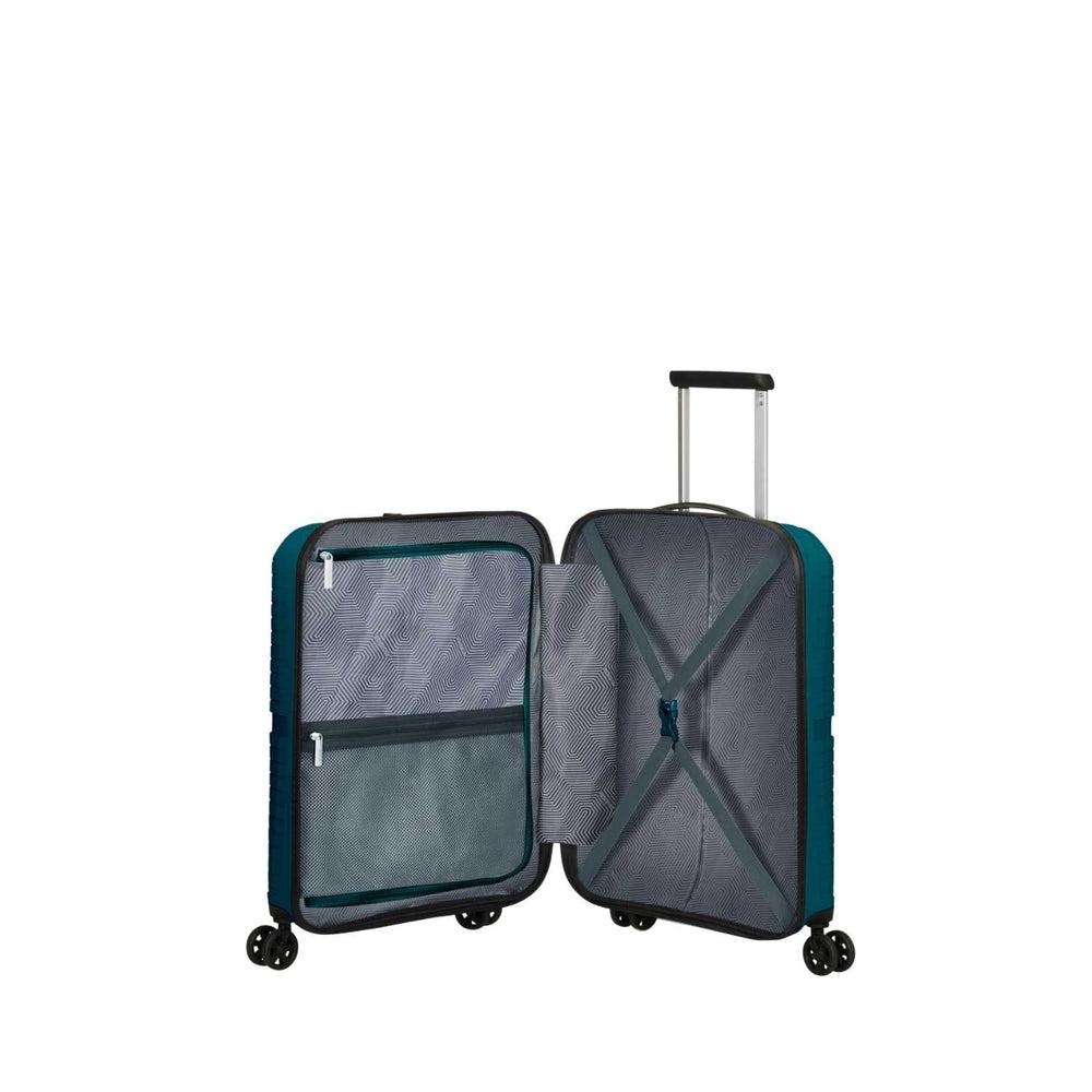 American Tourister Airconic kabin koffert med 4 hjul 55 cm Deep Ocean-Harde kofferter-BagBrokers