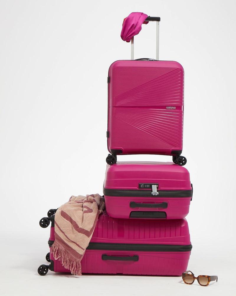 American Tourister Airconic kabinkoffert med 4 hjul 55 cm Deep Orchid-Harde kofferter-BagBrokers
