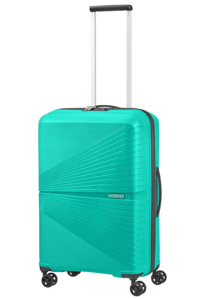 American Tourister Airconic medium koffert med 4 hjul 67 cm Aqua Green-Harde kofferter-BagBrokers