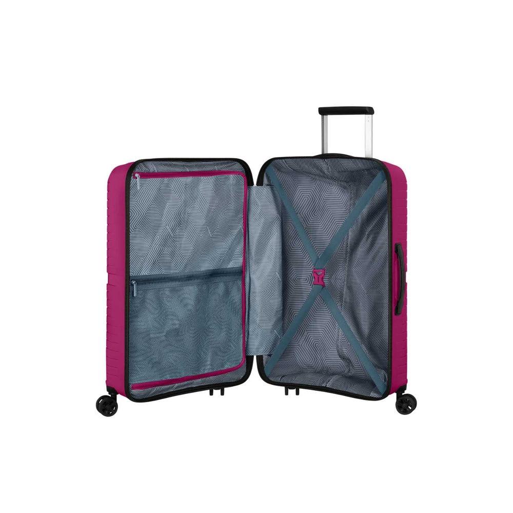 American Tourister Airconic medium koffert med 4 hjul 67 cm Deep Orchid-Harde kofferter-BagBrokers