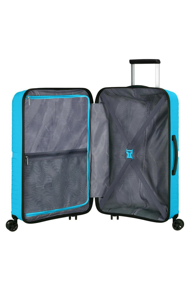 American Tourister Airconic medium koffert med 4 hjul 67 cm Sporty Blue-Harde kofferter-BagBrokers