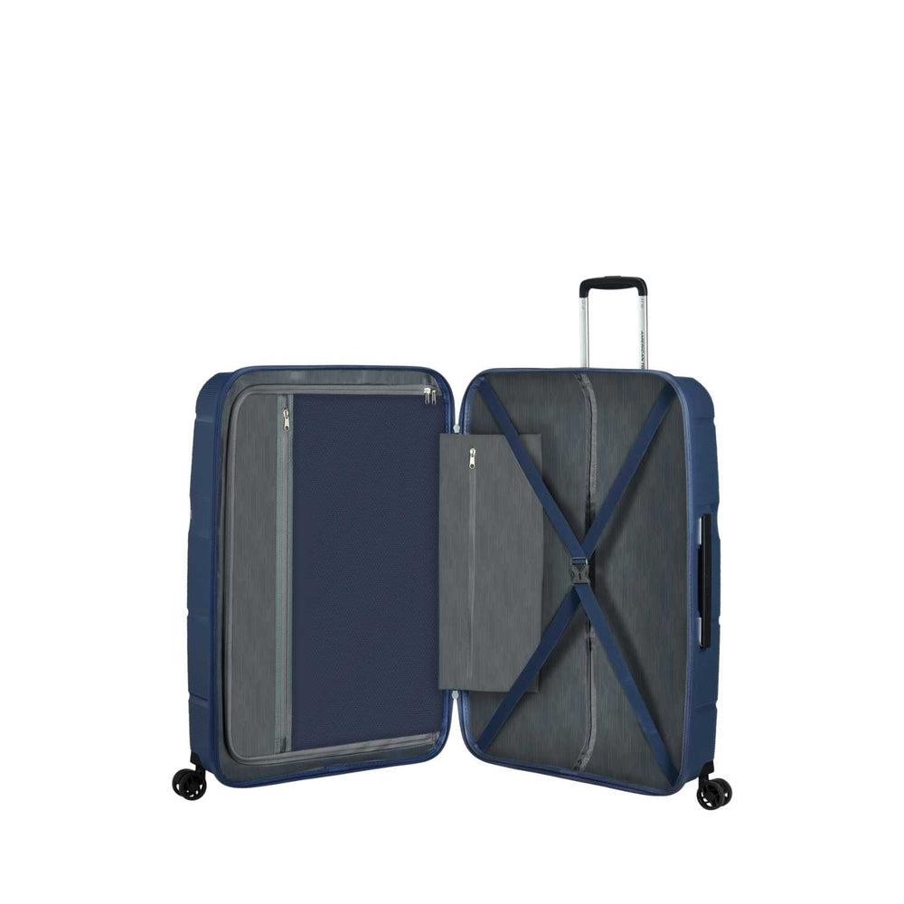 American Tourister LINEX koffert med 4 hjul 66 cm Deep Navy-Harde kofferter-BagBrokers