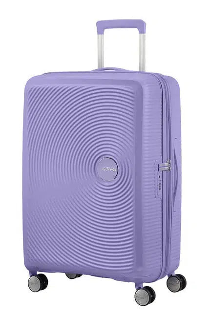 American Tourister Soundbox ekspanderende stor koffert 77 cm Lavender-Harde kofferter-BagBrokers
