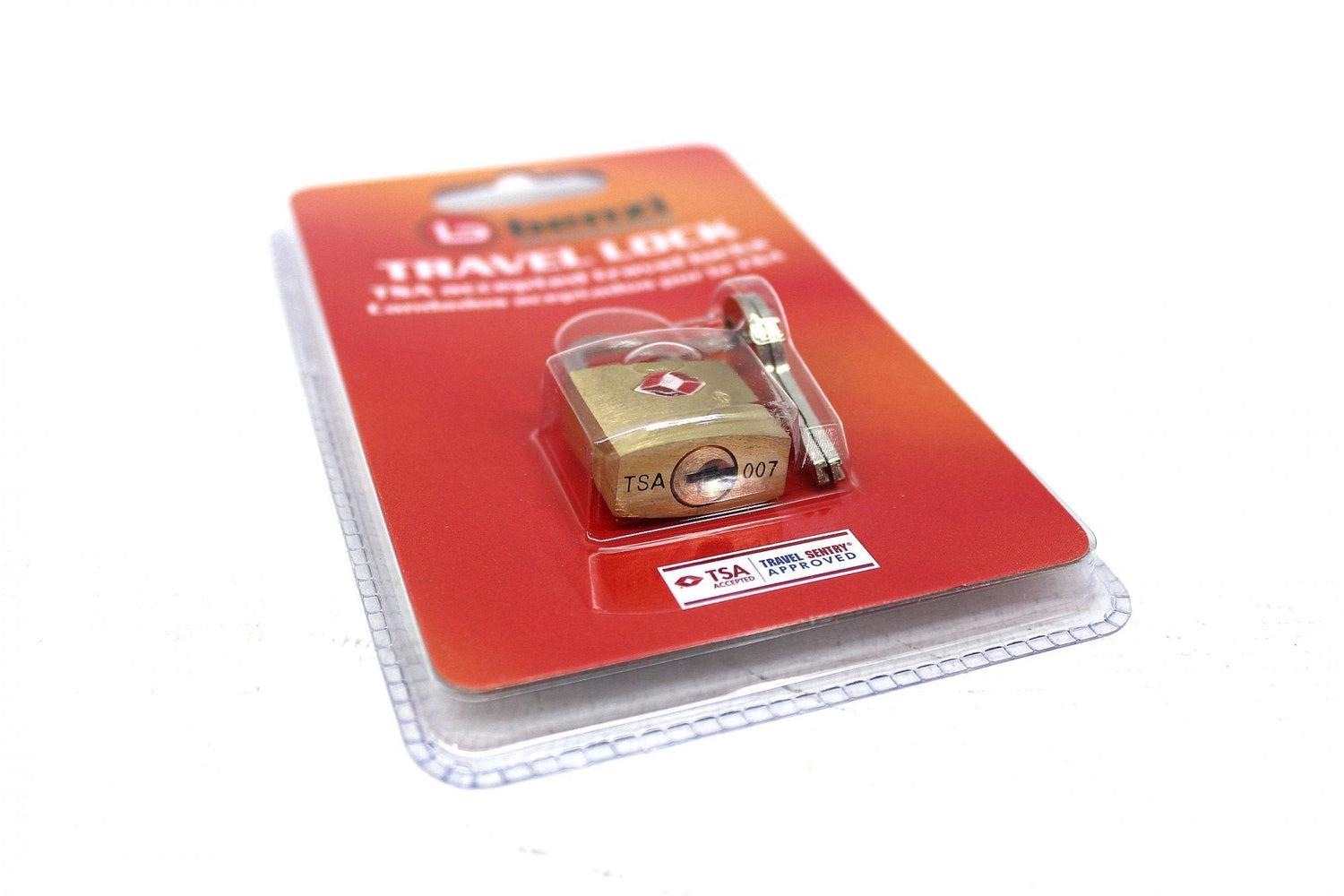 Benzi TSA hengelås Gull-Lås-BagBrokers
