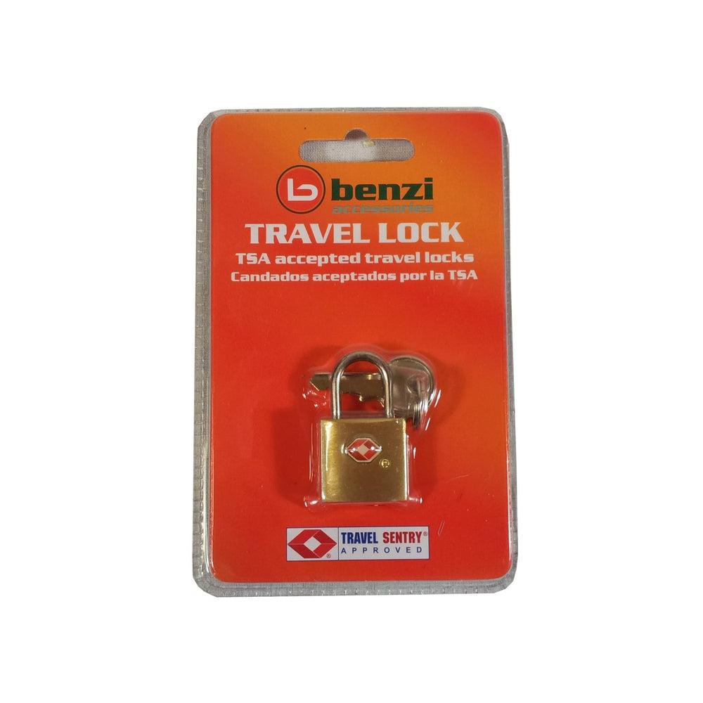 Benzi TSA hengelås Gull-Lås-BagBrokers