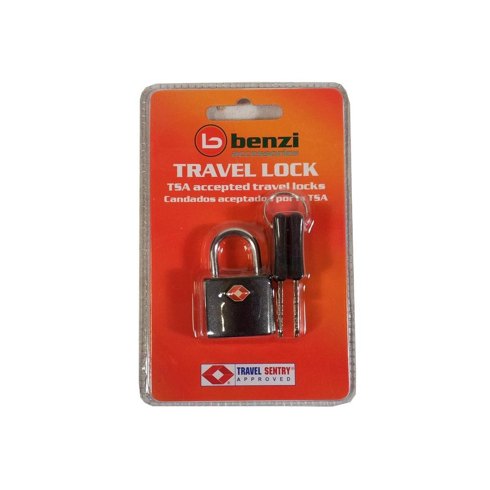Benzi TSA hengelås Svart-Lås-BagBrokers