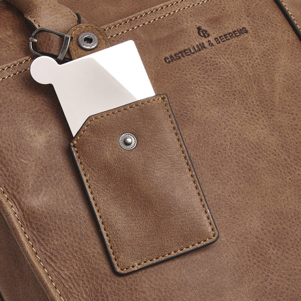 Castelijn & Beerens Carisma Pc shopper 15,6" RFID Cognac-Veske-BagBrokers