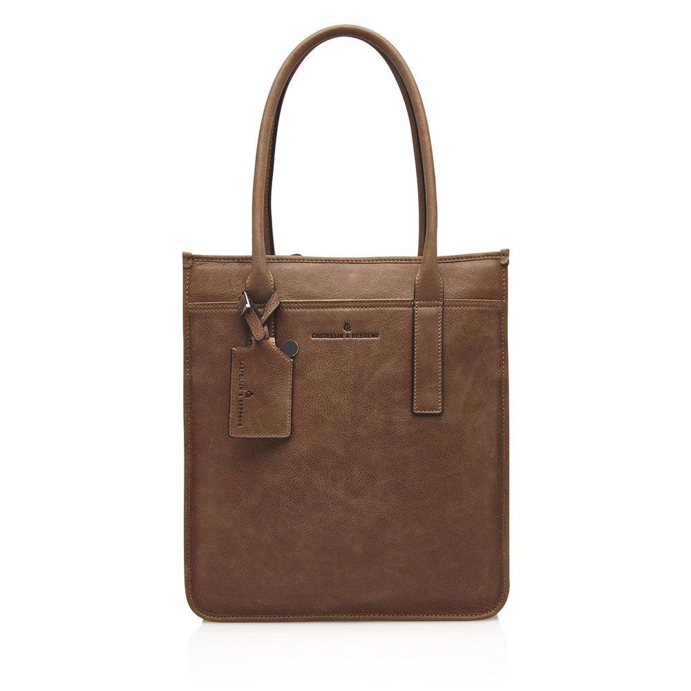Castelijn & Beerens Carisma Pc shopper 15,6" RFID Cognac-Veske-BagBrokers