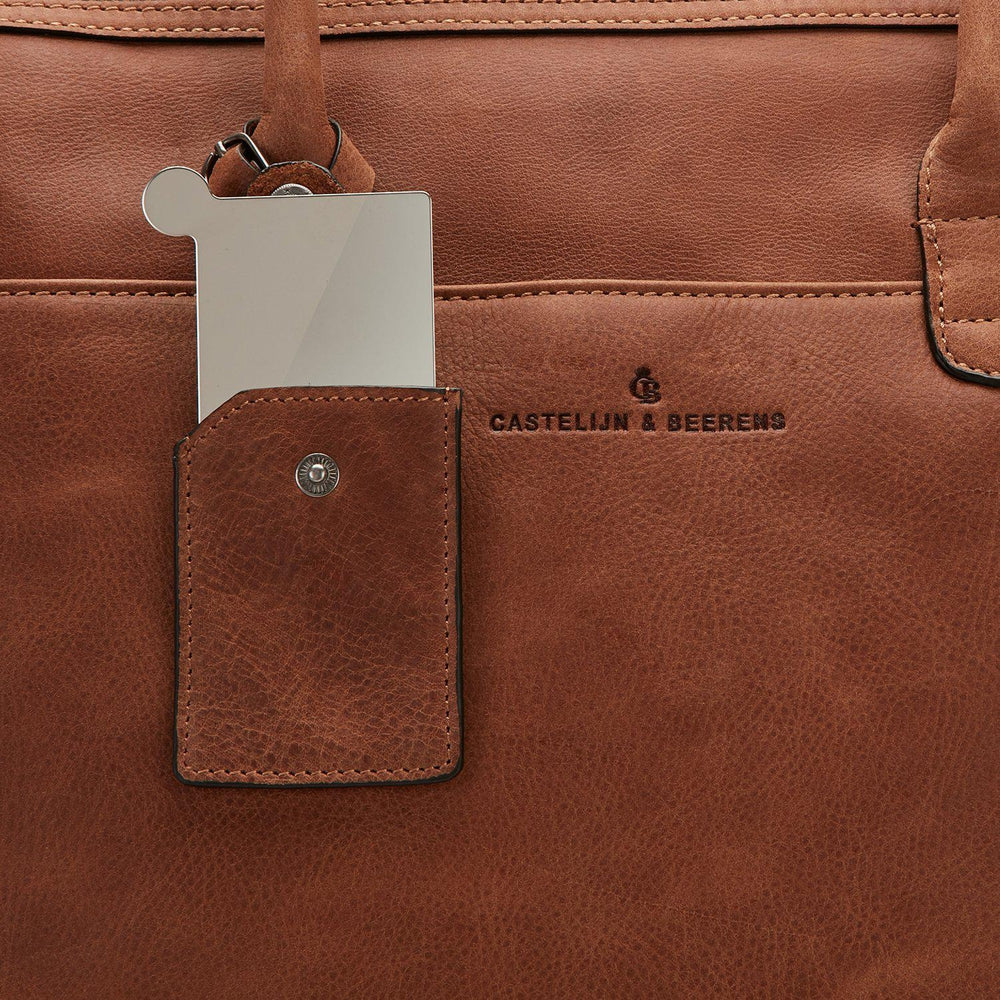 Castelijn & Beerens Carisma skulderveske 15,6" RFID Cognac-Veske-BagBrokers