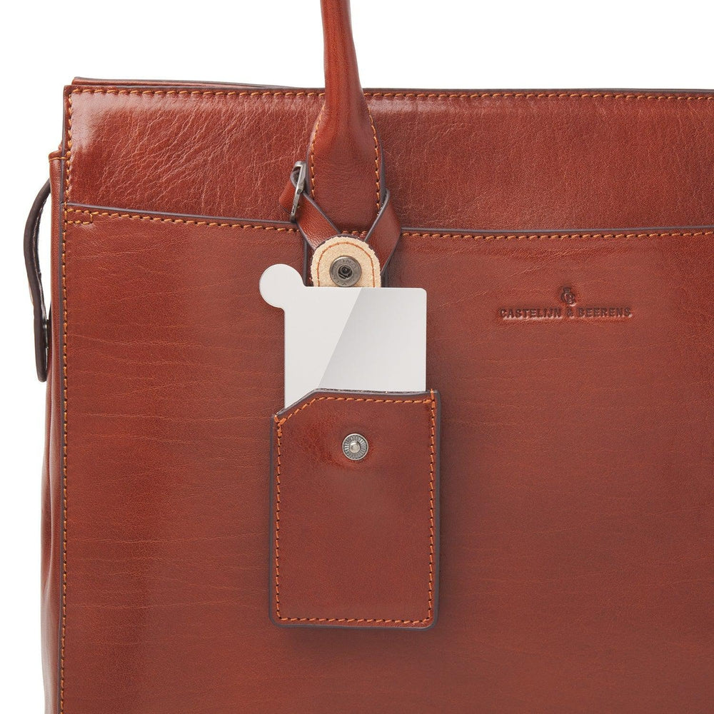 Castelijn & Beerens Ellen skulderveske 15,6" RFID Cognac-Veske-BagBrokers