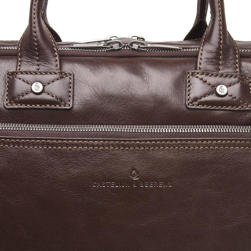 Castelijn & Beerens Firenze Pc-veske 15,6" RFID Mocca-Veske-BagBrokers