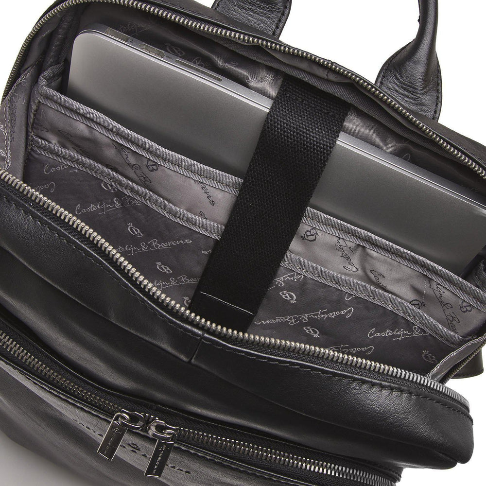 Castelijn & Beerens Firenze Ryggsekk 15,6" RFID Svart-Ryggsekker-BagBrokers
