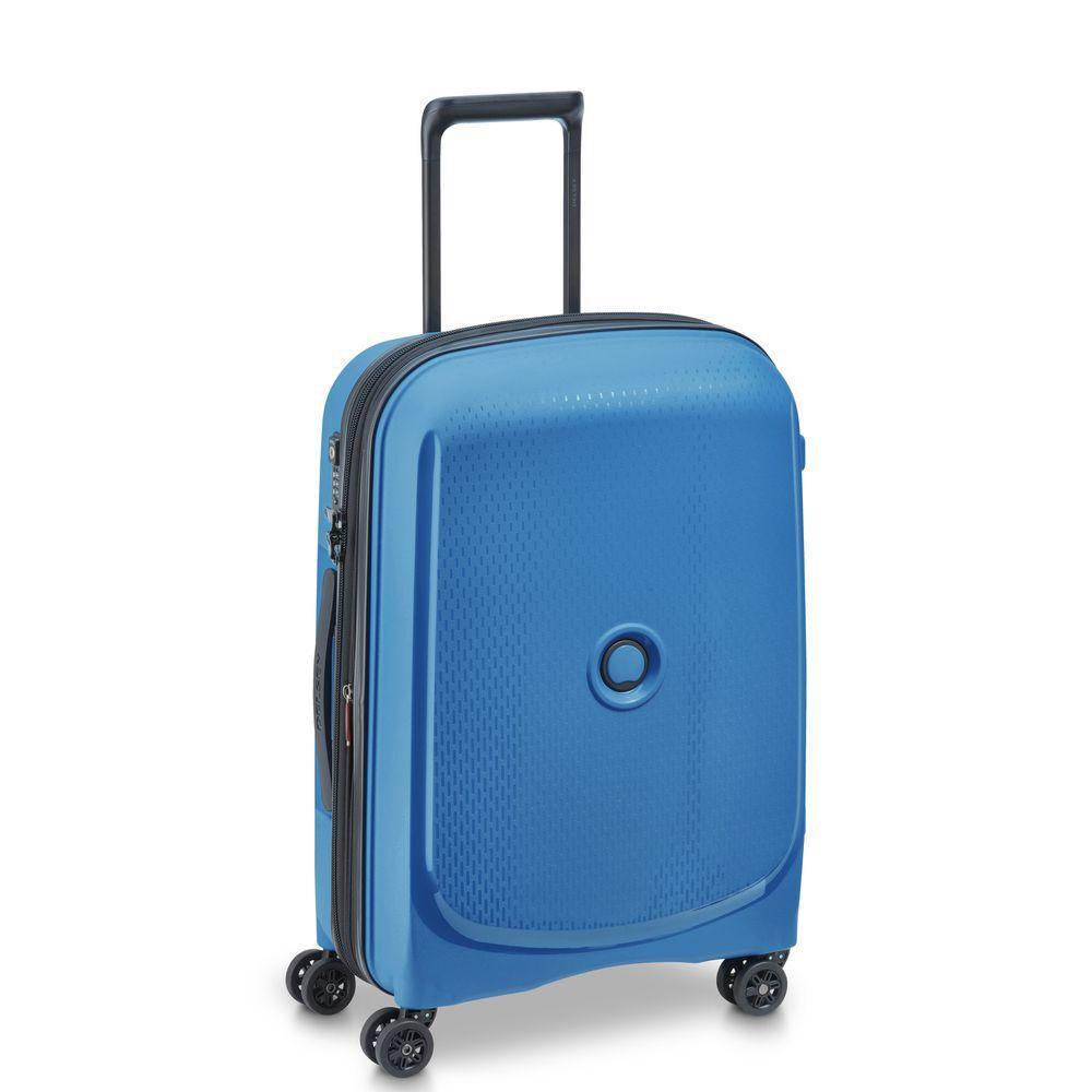 Delsey Belmont Plus Kabin Koffert 33 Zink Blue-Harde kofferter-BagBrokers