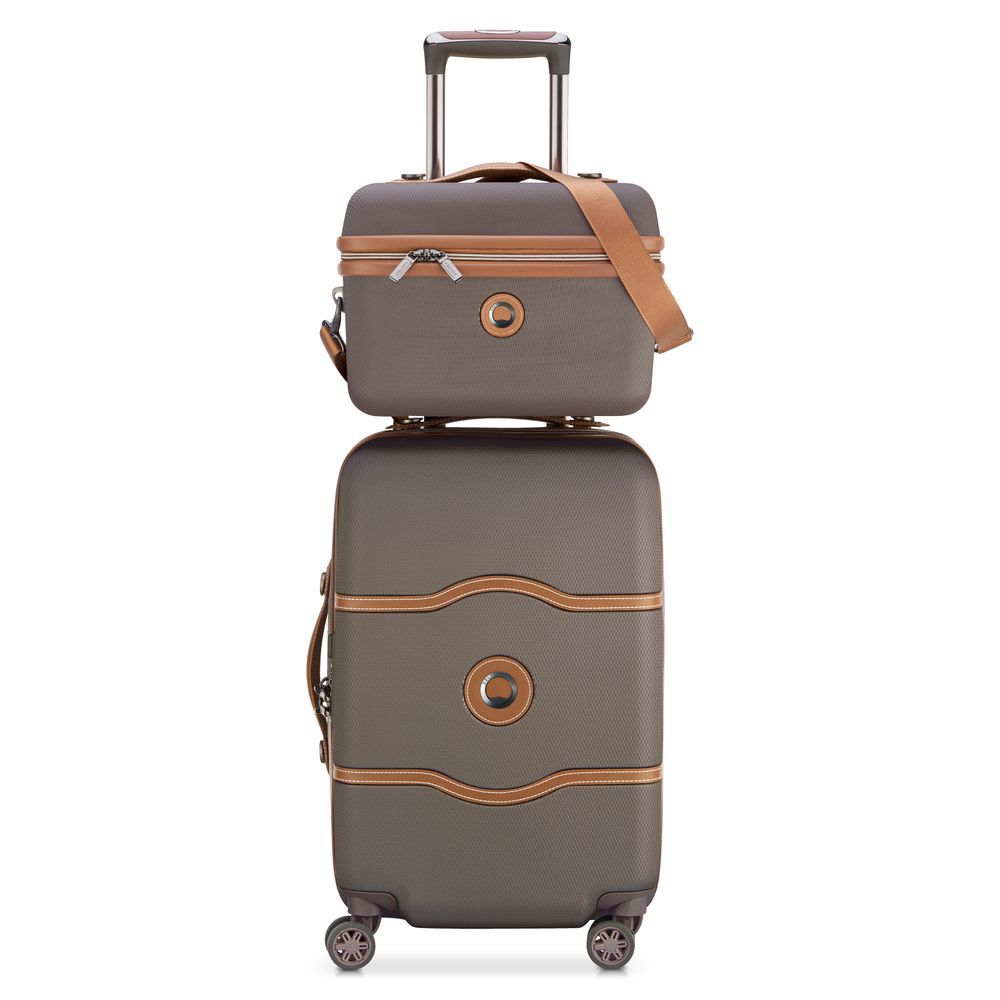 Delsey Chatelet AIR 2.0 Tote Beauty Case Chocolate-Bagger-BagBrokers