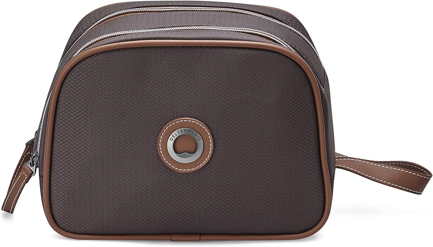 Delsey Chatelet Air 2.0 Soft toalettmappe Brown-Toalettmappe-BagBrokers