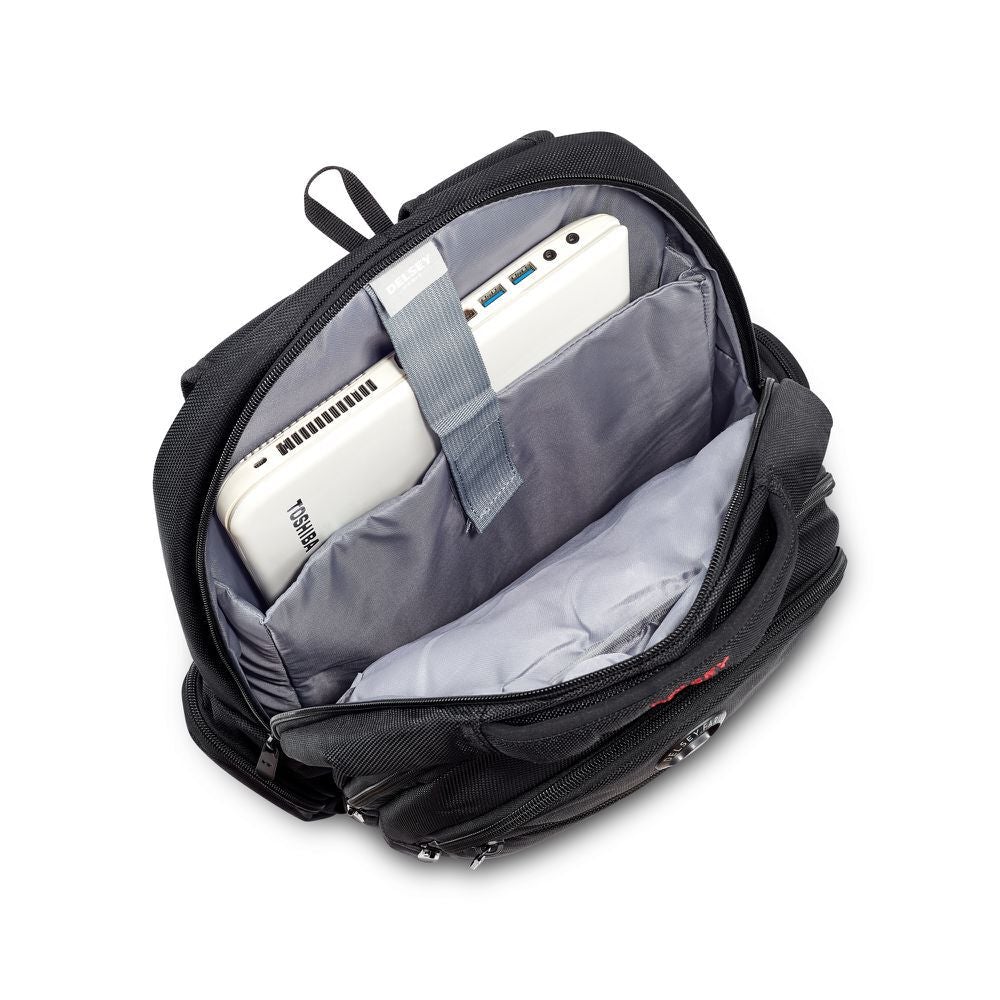 Delsey Flier Pc sekk 15,6" 24 Liter Svart-Ryggsekker-BagBrokers