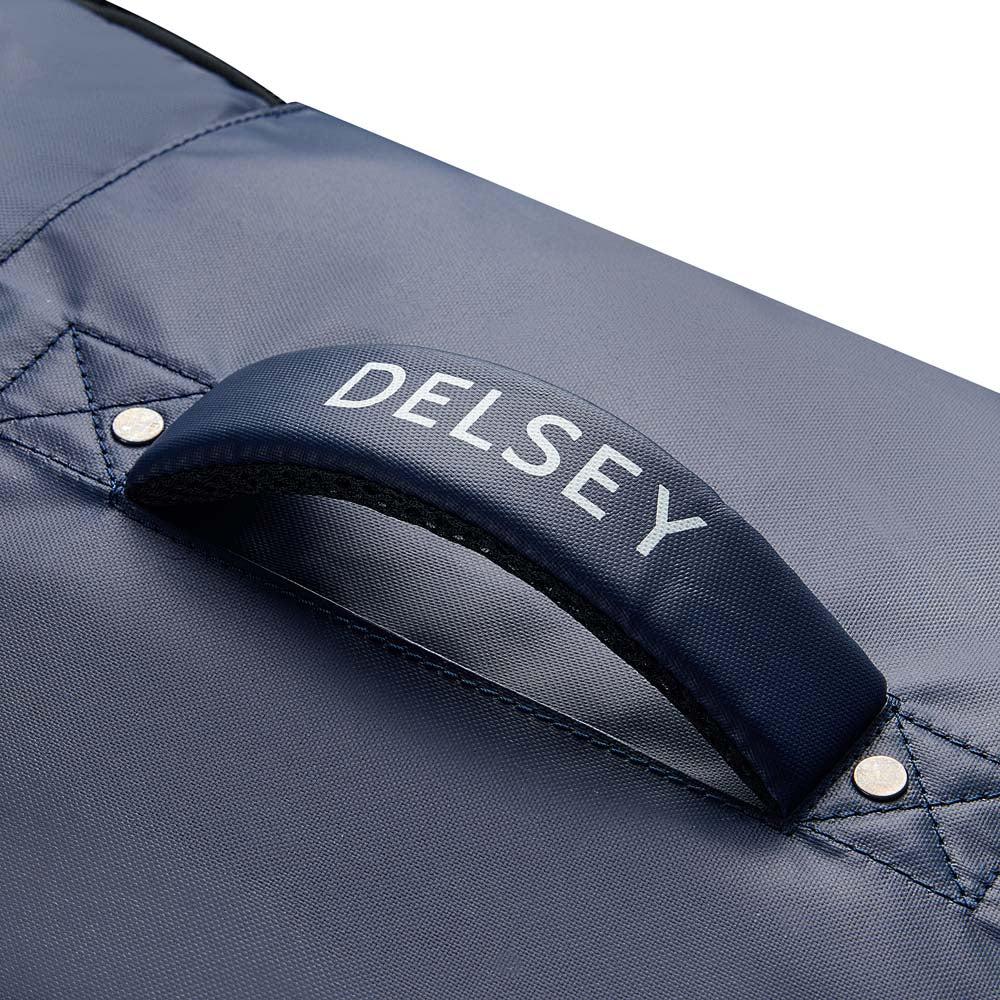Delsey Raspail Wheel duffle kabin bag Blue-Myke kofferter-BagBrokers