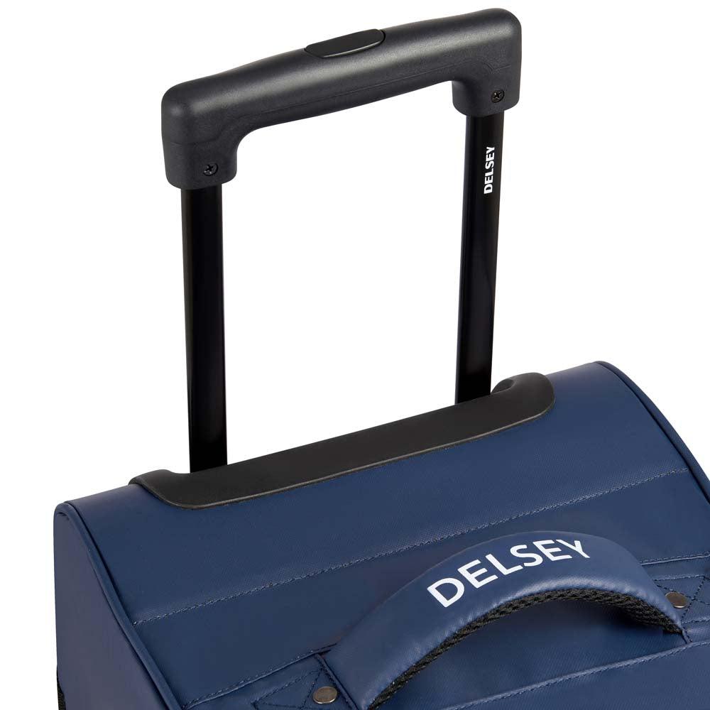 Delsey Raspail Wheel duffle kabin bag Blue-Myke kofferter-BagBrokers