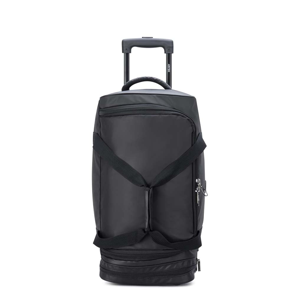 Delsey Raspail Wheel duffle kabin bag Black-Myke kofferter-BagBrokers