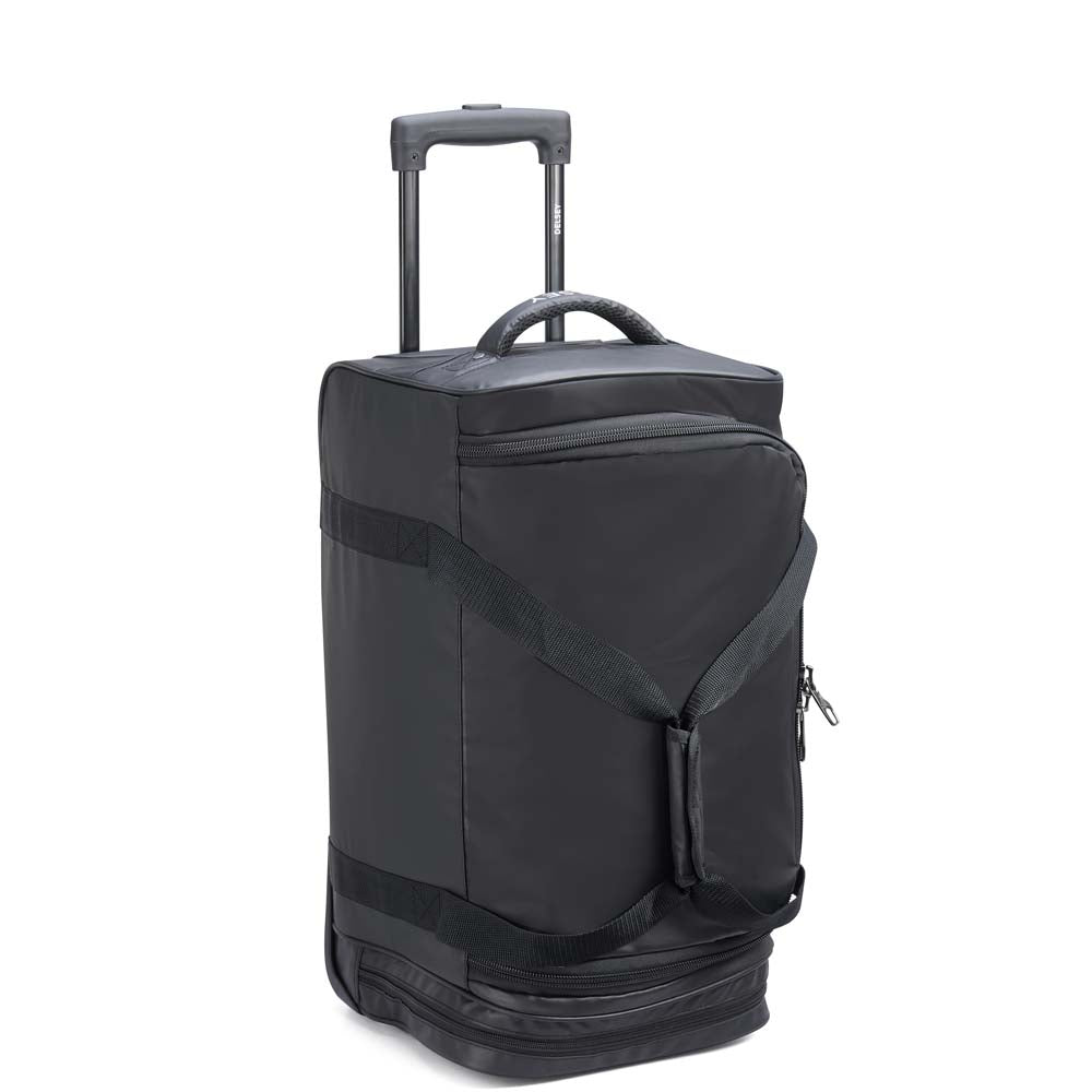 Delsey Raspail Wheel duffle kabin bag Black-Myke kofferter-BagBrokers