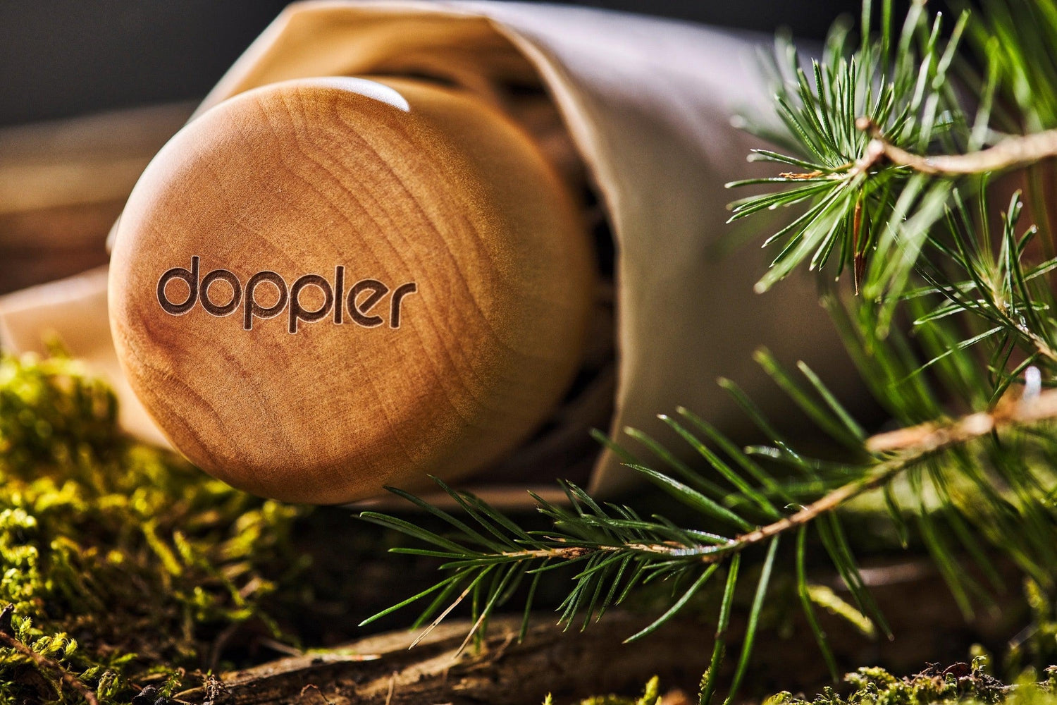 Doppler Nature MINI, manuell åpning Black-Paraplyer-BagBrokers