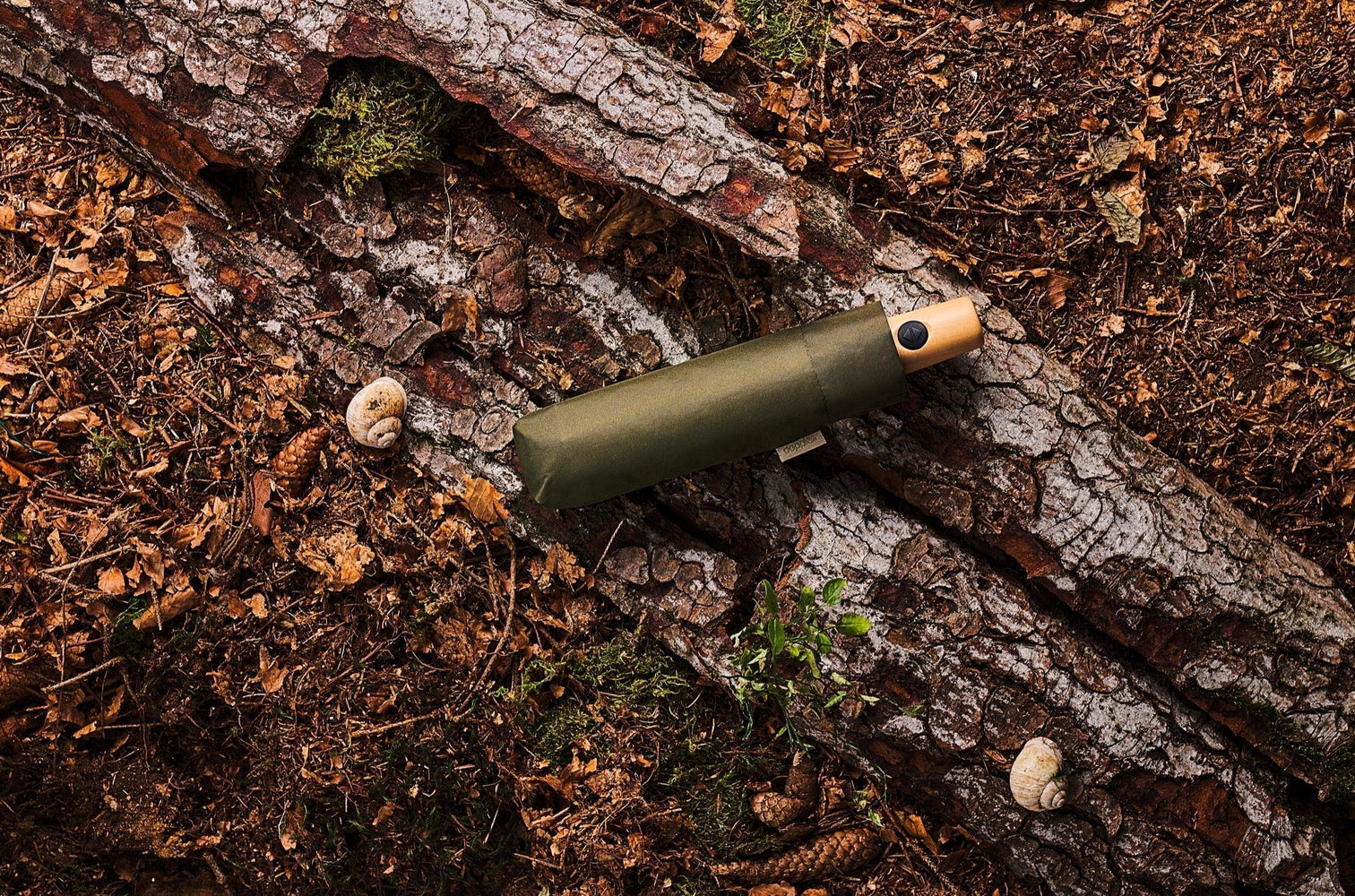 Doppler Nature Magic, Automatisk åpning og lukking Deep olive-Paraplyer-BagBrokers