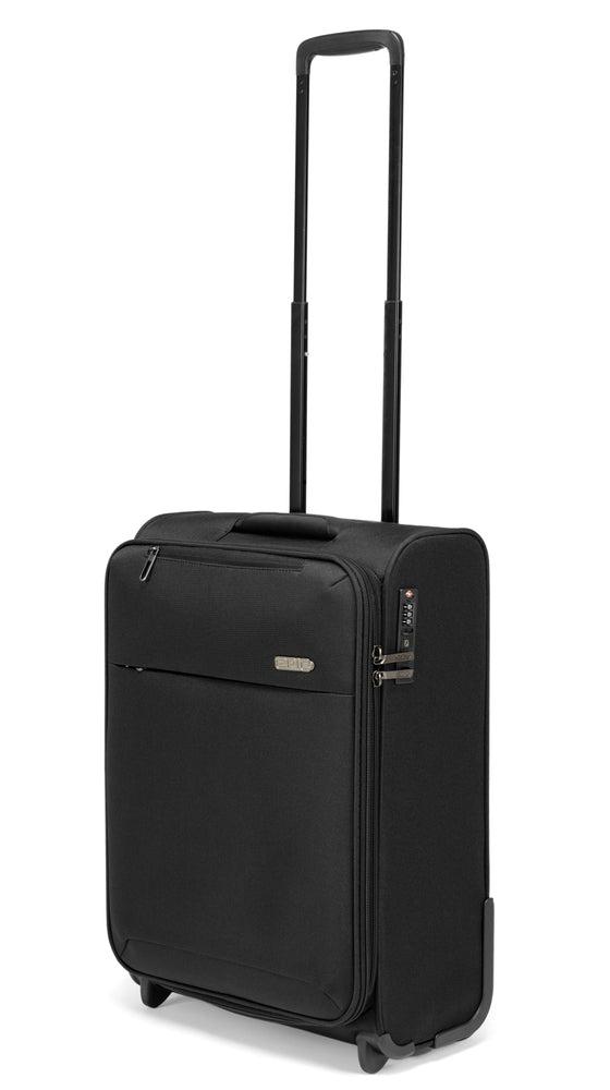 Epic Discovery Neo myk utvidbar kabinkoffert 55 cm med 2 hjul Svart-Myke kofferter-BagBrokers