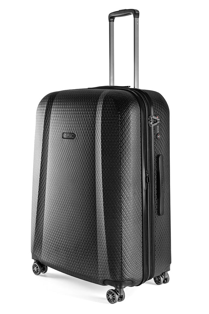 Epic GTO 5.0 Hard stor utvidbar koffert 73 cm FrozenBlack-Harde kofferter-BagBrokers