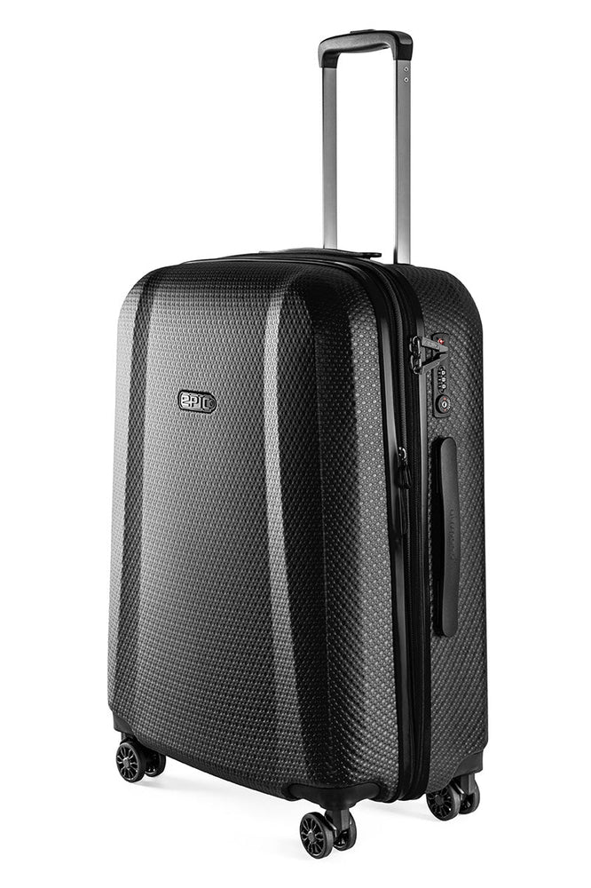 Epic GTO 5.0 Hard utvidbar medium koffert 65 cm FrozenBlack-Harde kofferter-BagBrokers