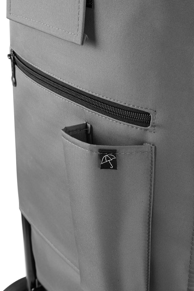 Epic Ultralett Trillebag City Shopper 2,1 kg med ergonomisk håndtak Gråsvart-Bagger-BagBrokers