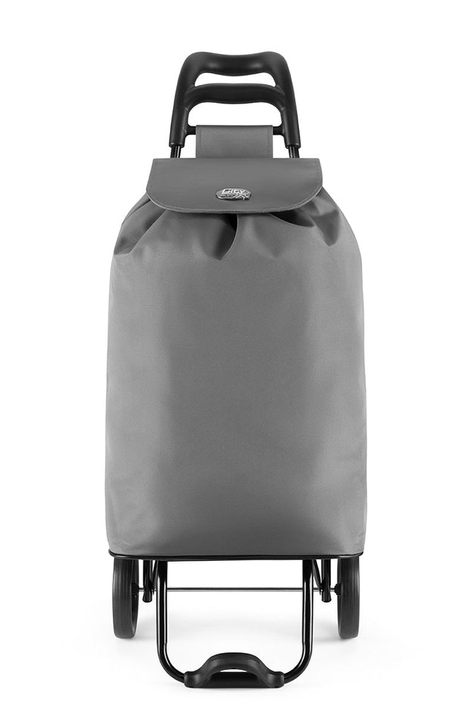Epic Ultralett Trillebag City Shopper 2,1 kg med ergonomisk håndtak Gråsvart-Bagger-BagBrokers