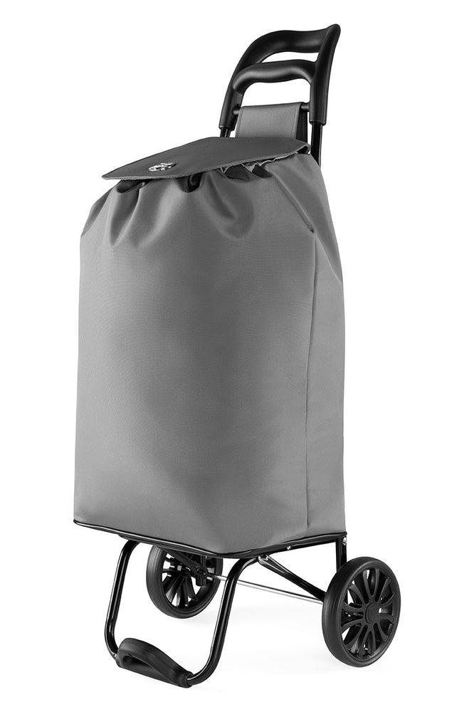 Epic Ultralett Trillebag City Shopper 2,1 kg med ergonomisk håndtak Gråsvart-Bagger-BagBrokers