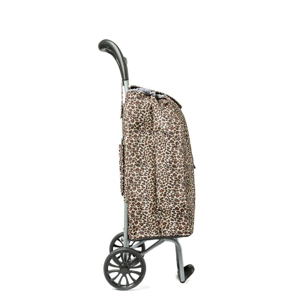 Epic Ultralett Solid Trillebag City Shopper 2,1 Kg Med Ergonomiske Håndtak Leopard-Bagger-BagBrokers