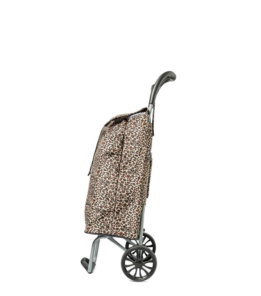 Epic Ultralett Solid Trillebag City Shopper 2,1 Kg Med Ergonomiske Håndtak Leopard-Bagger-BagBrokers
