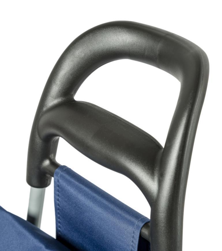 Bagger-Ultralett sterk Trillebag. City Shopper, kun 2,5 kg med ergonomiske håndtak Marineblå-BagBrokers