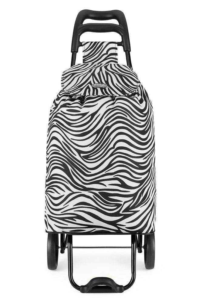 Epic Ultralett Trillebag City Shopper 2,1 kg med ergonomisk håndtak Sebra-Bagger-BagBrokers