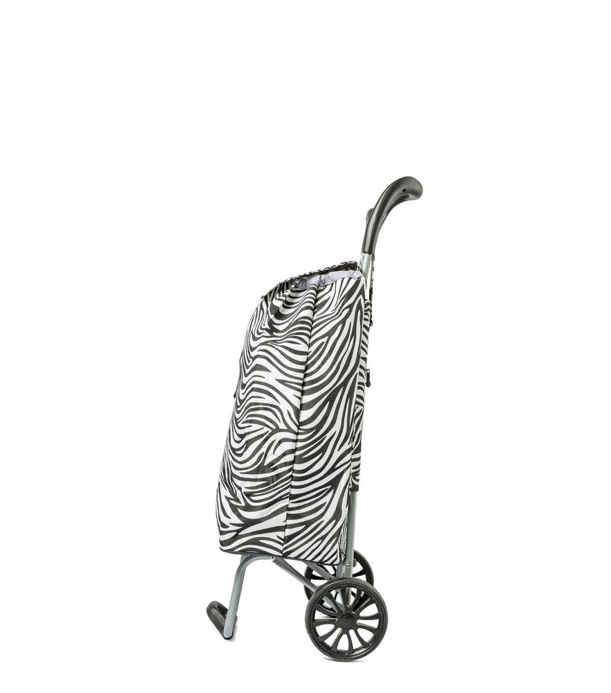 Epic Ultralett Solid Trillebag City Shopper 2,1 Kg Med Ergonomiske Håndtak Zebra-Bagger-BagBrokers