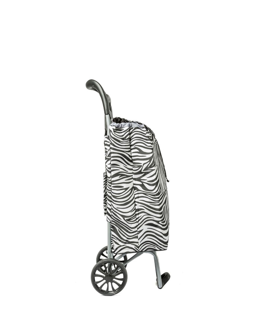 Epic Ultralett Solid Trillebag City Shopper 2,1 Kg Med Ergonomiske Håndtak Zebra-Bagger-BagBrokers