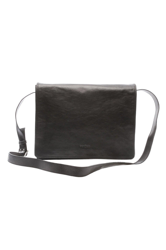 Vesker-Gianni Conti Crossover-veske. Eksklusivt italiensk kalveskinn. Stor-BagBrokers