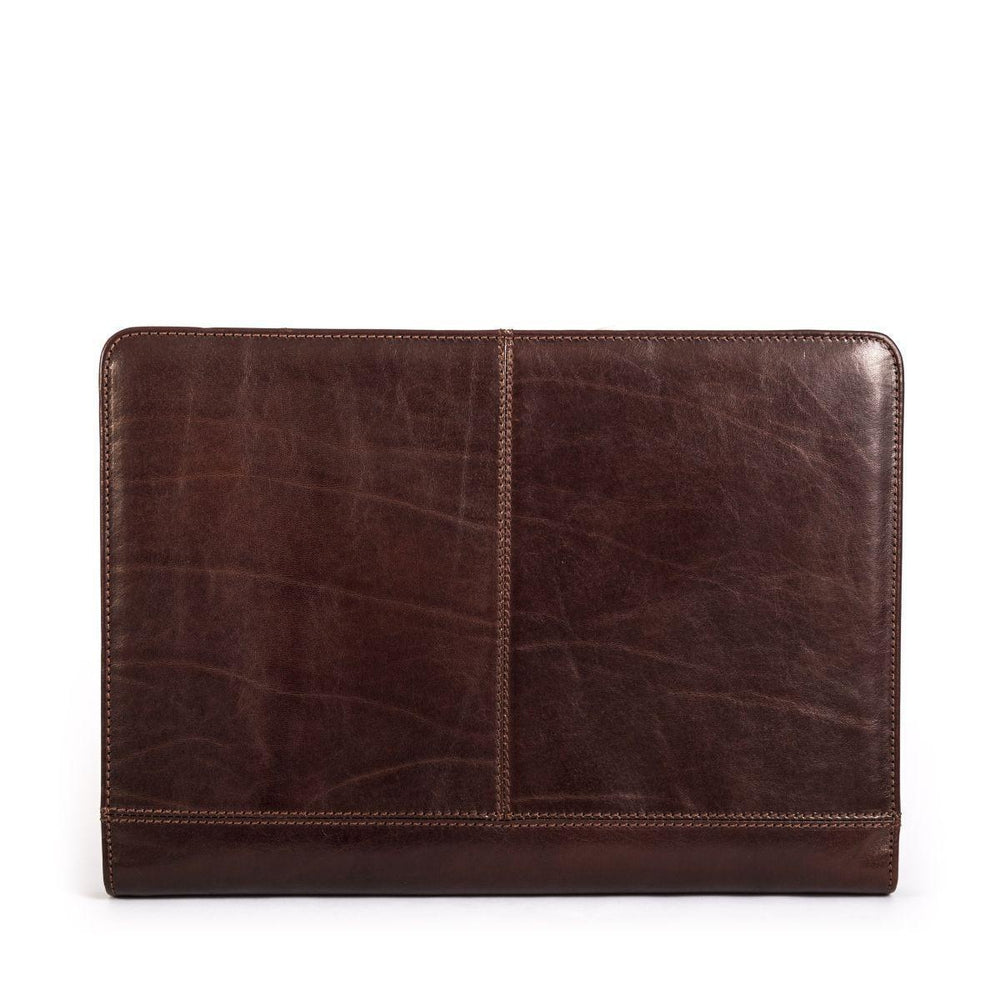 Gianni Conti Møtemappe. Eksklusivt italiensk Kalveskinn Brown-Vesker-BagBrokers